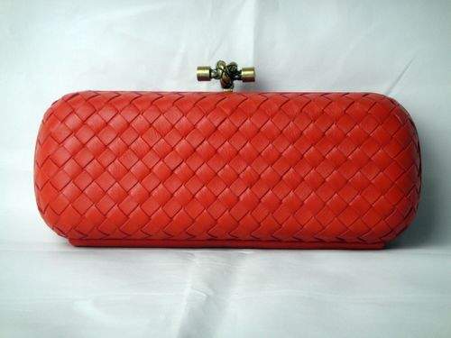 Bottega Veneta Clutches New Knot 8652 orange Bottega Veneta Clutches New Knot 8652 orange